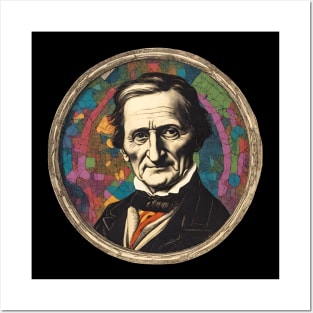 Carl Friedrich Gauss Vintage Colorful Artwork Posters and Art